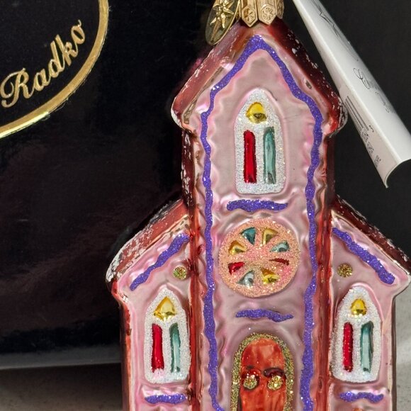 Christopher Radko Ginger Chapel Ornament 00-156-0 - Vintage - Picture 5 of 6